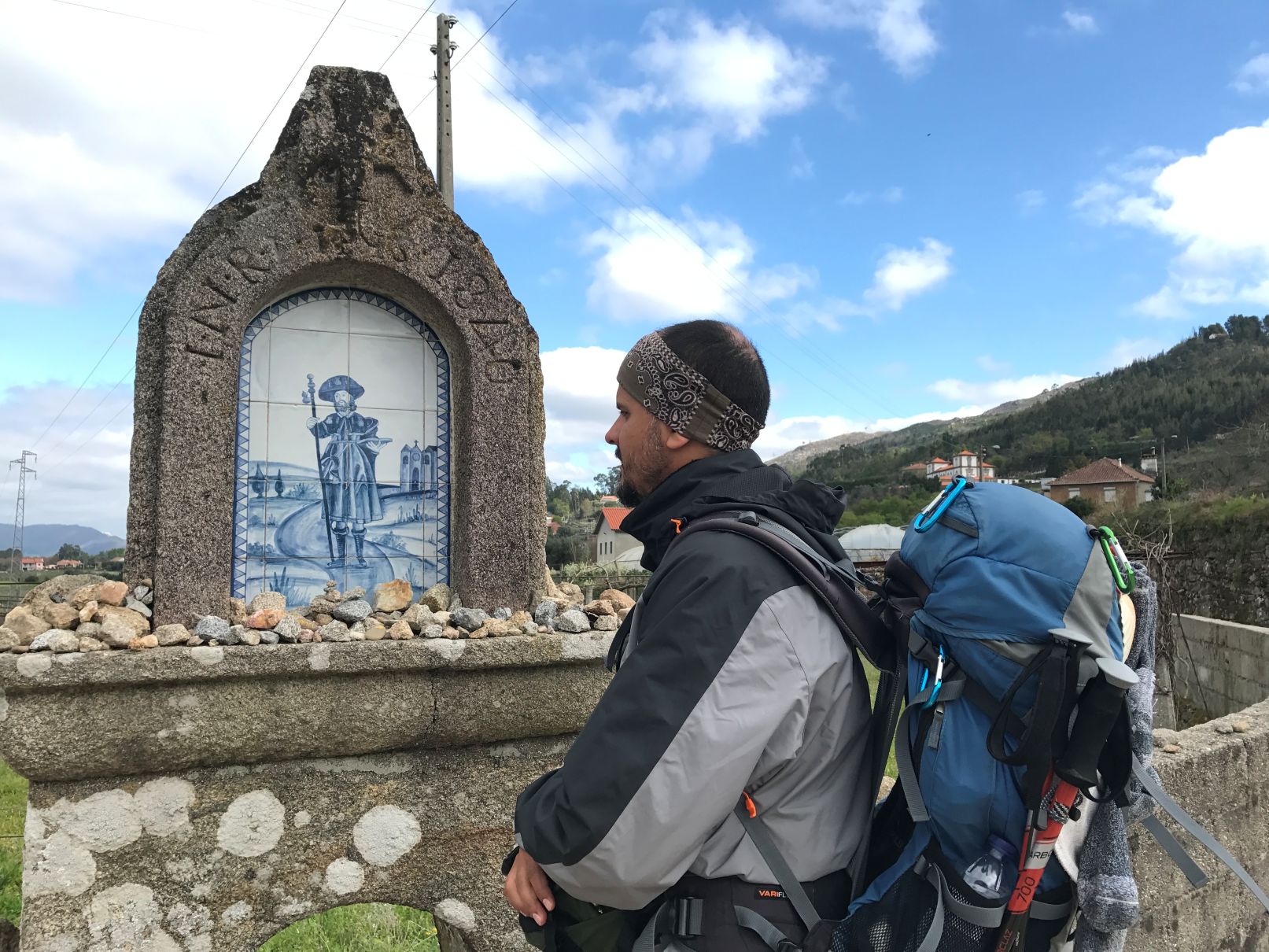 Bernardo Sant'Anna no Caminho de Santiago